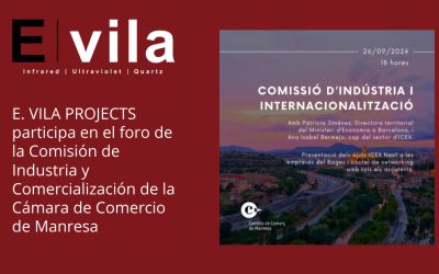 E. VILA PROJECTS participa en el foro de la Comisión de Industria y Comercialización de la Cámara de Comercio de Manresa