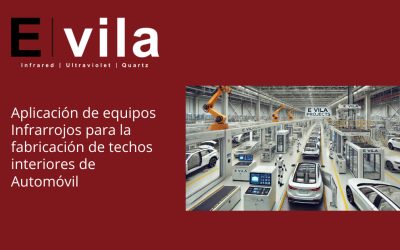 Aplicación de equipos Infrarrojos para la fabricación de techos interiores de Automóvil