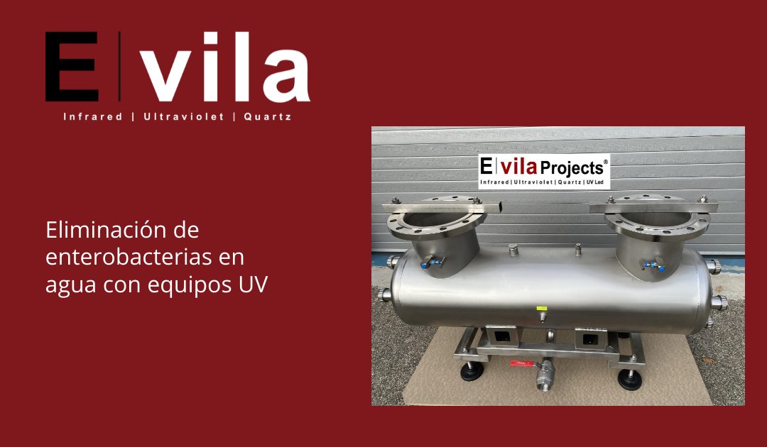 Eliminación de enterobacterias en agua con equipos UV