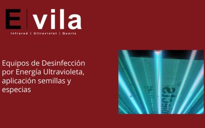 Equipos de Desinfección por Energía Ultravioleta, aplicación semillas y especias