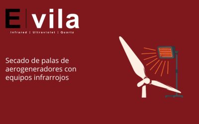 Secado de palas de aerogeneradores con equipos infrarrojos