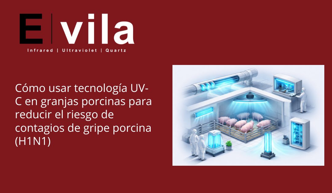 Cómo usar tecnología UV-C en granjas porcinas para reducir el riesgo de contagios de gripe porcina (H1N1)
